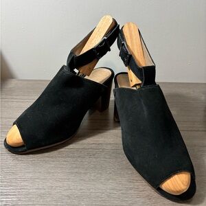 Vionic Kaia Women's‎ Stacked 3”Heel Sandal Peep Toe Size 8